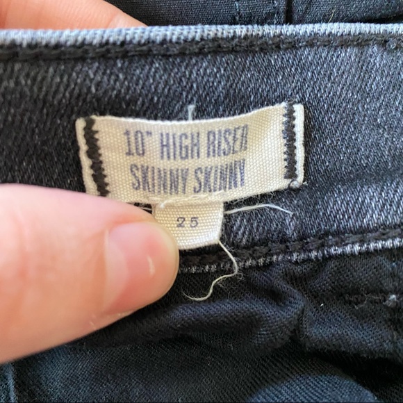 CLOSET CLOSING 7/31 Madewell high waisted skinny jeans size 25 - Picture 5 of 6